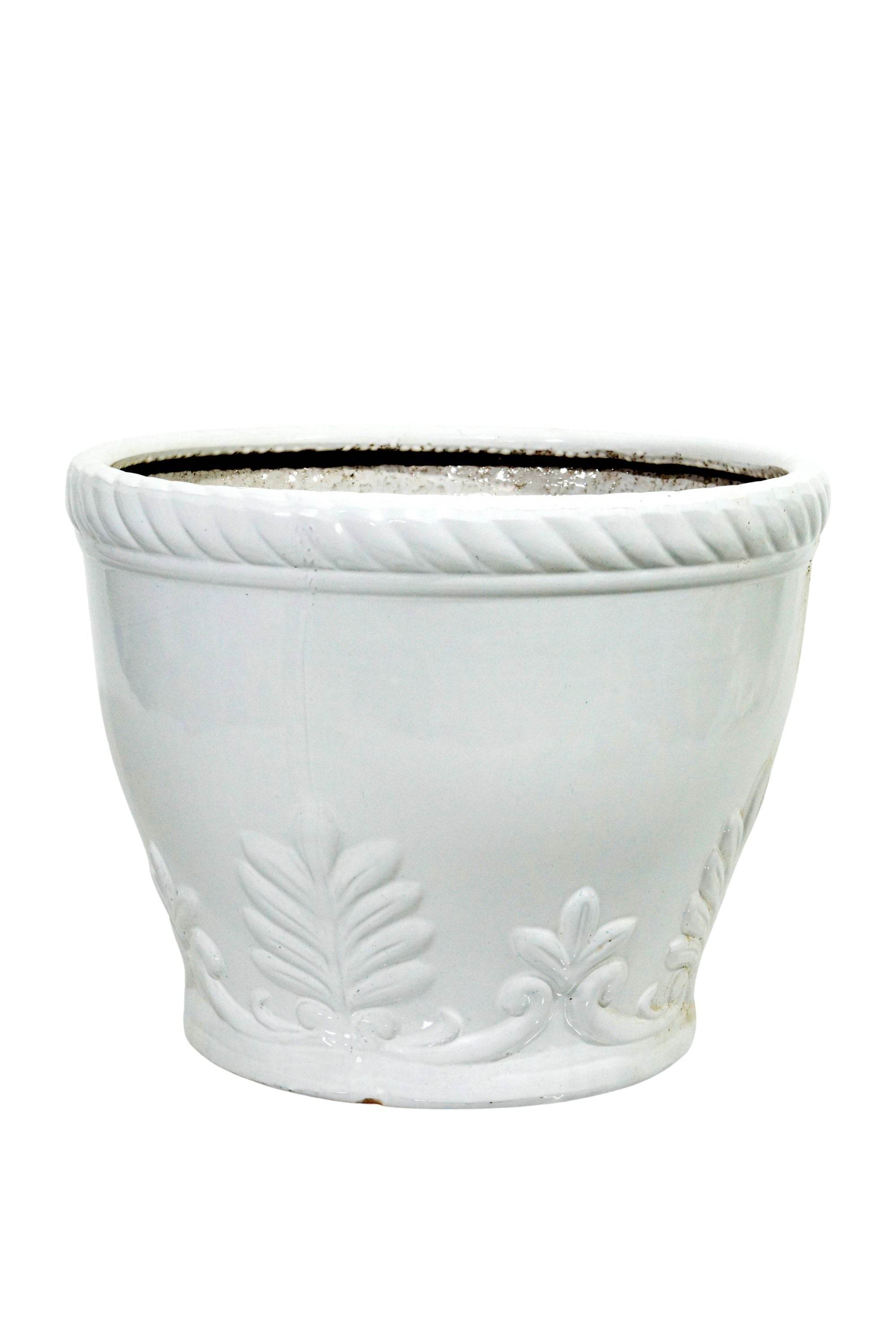 Ceramic Planters Pure White Ceramic Outdoor Planter Pure White Ceramic Outdoor Planter