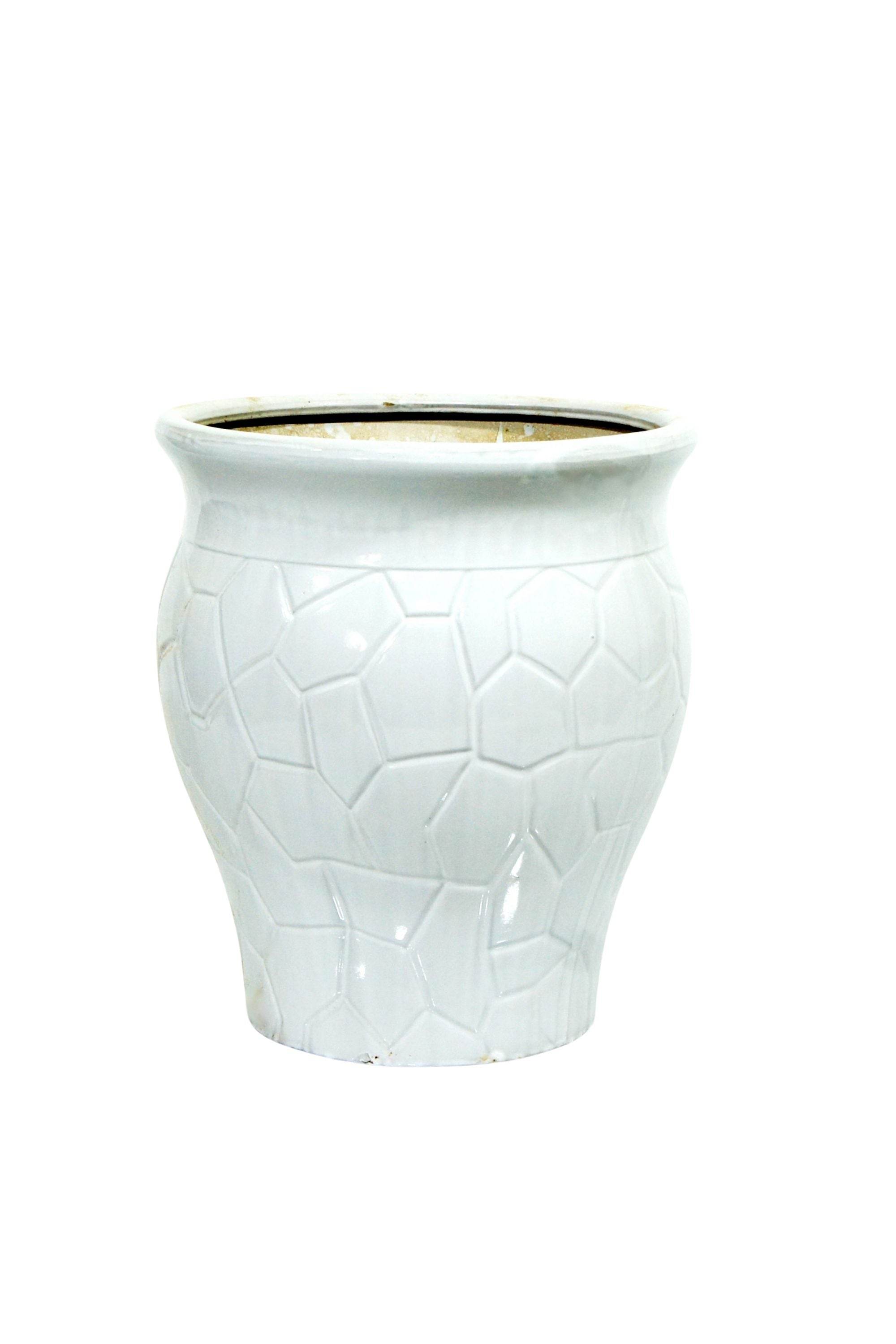 Ceramic Planters Pure White Ceramic Outdoor Planter Pure White Ceramic Outdoor Planter