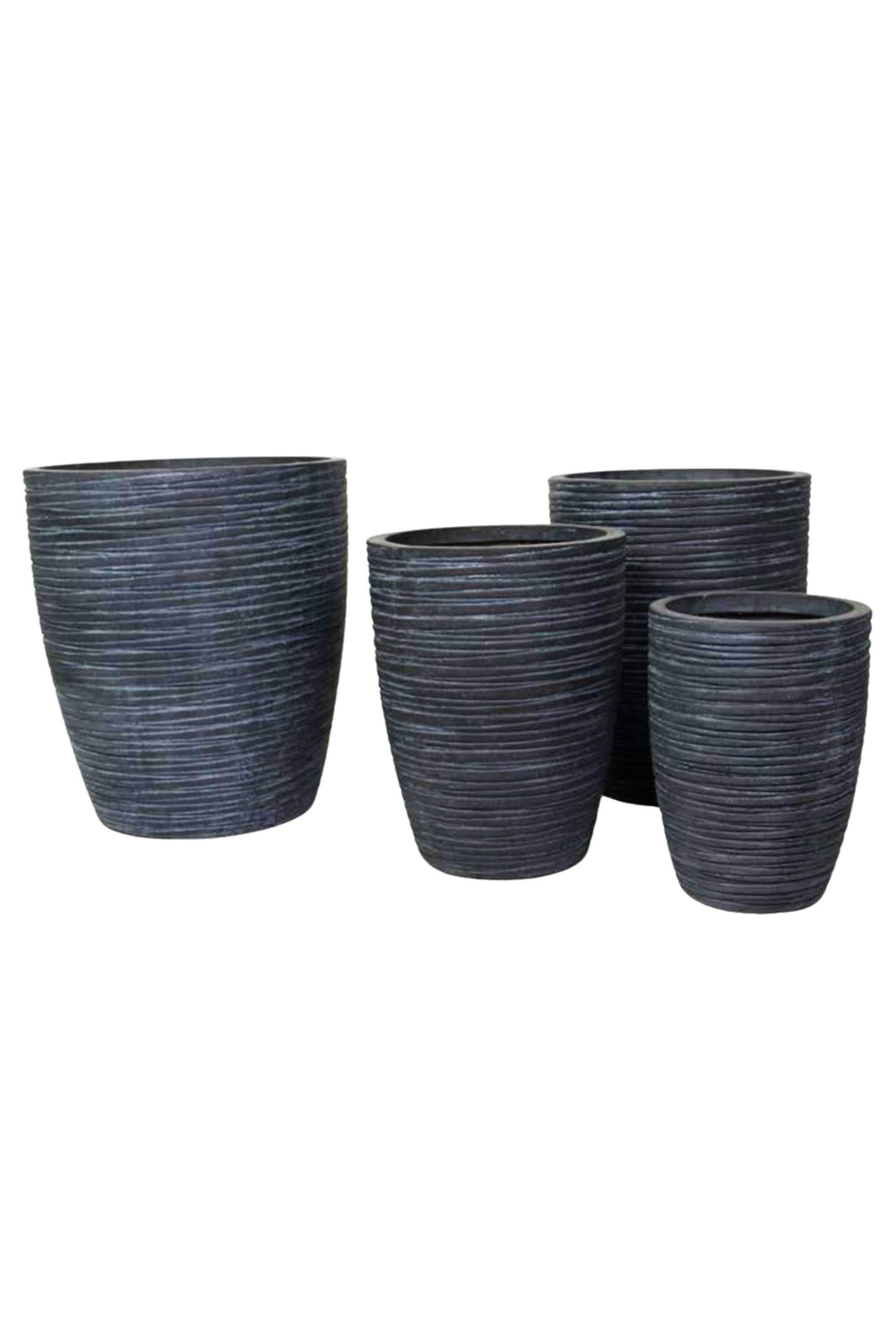 GRC / GRP Planters Charcaoal / Small 28 - 38 cms TaperForm Tall GRC Planter TaperForm Tall GRC Planter