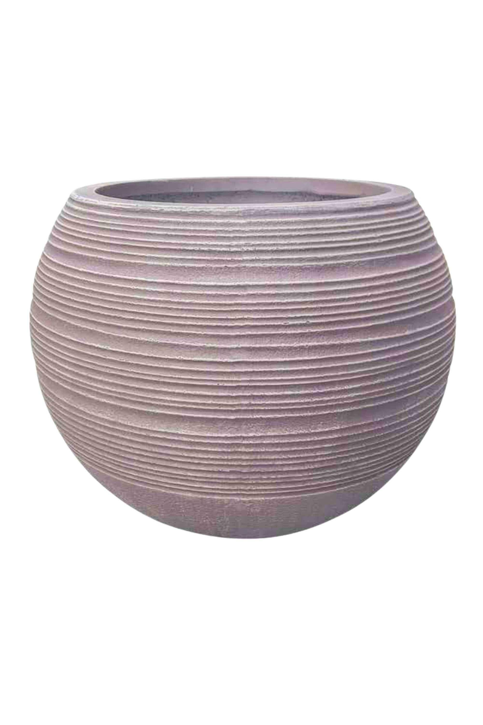 GRC / GRP Planters Large  51 - 40 cms Egg Shape GRC Planter – Ribbed Texture Egg Shape GRC Planter – Ribbed Texture