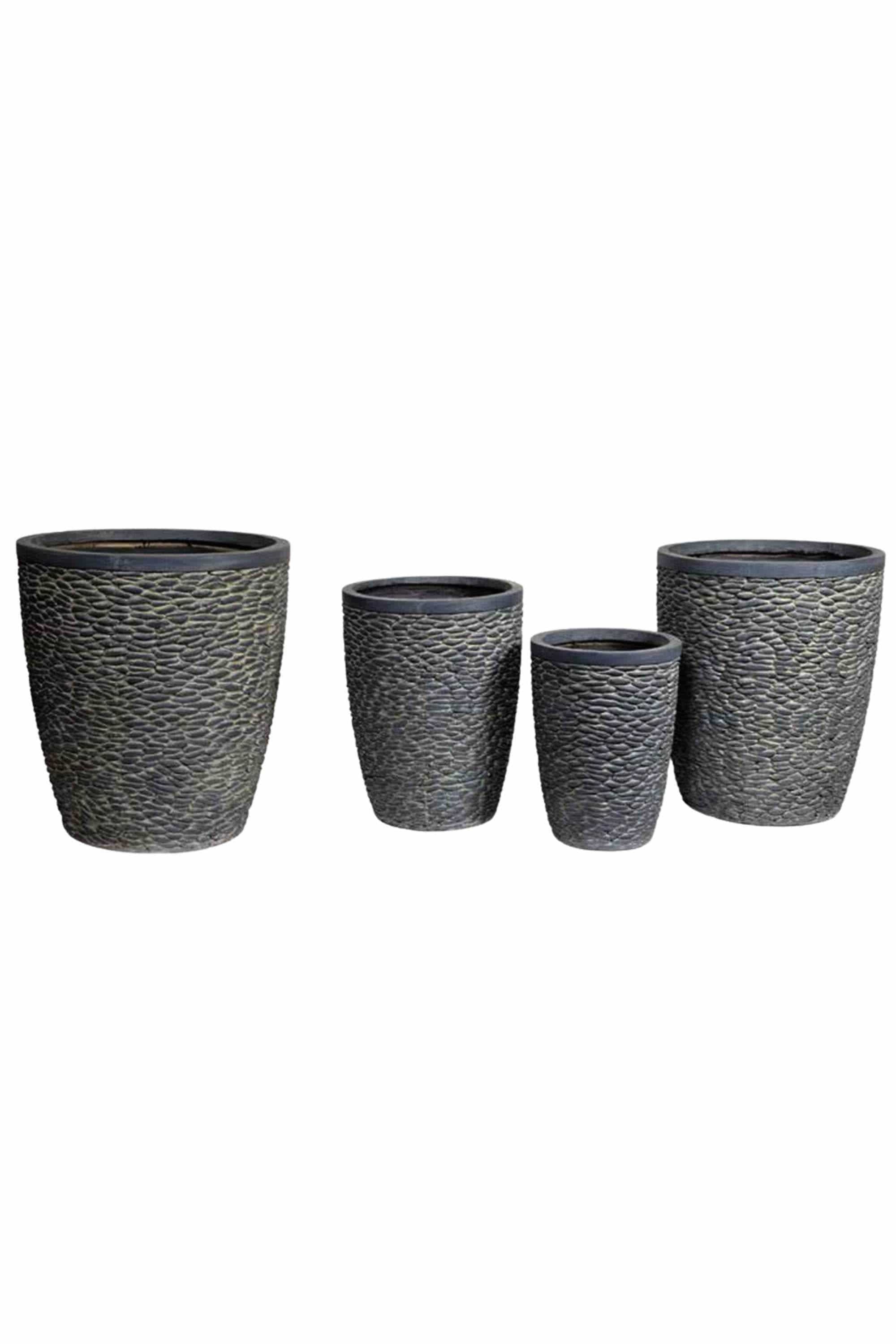 GRC / GRP Planters Pebbled / Small 28 - 38 cms TaperForm Tall GRC Planter TaperForm Tall GRC Planter