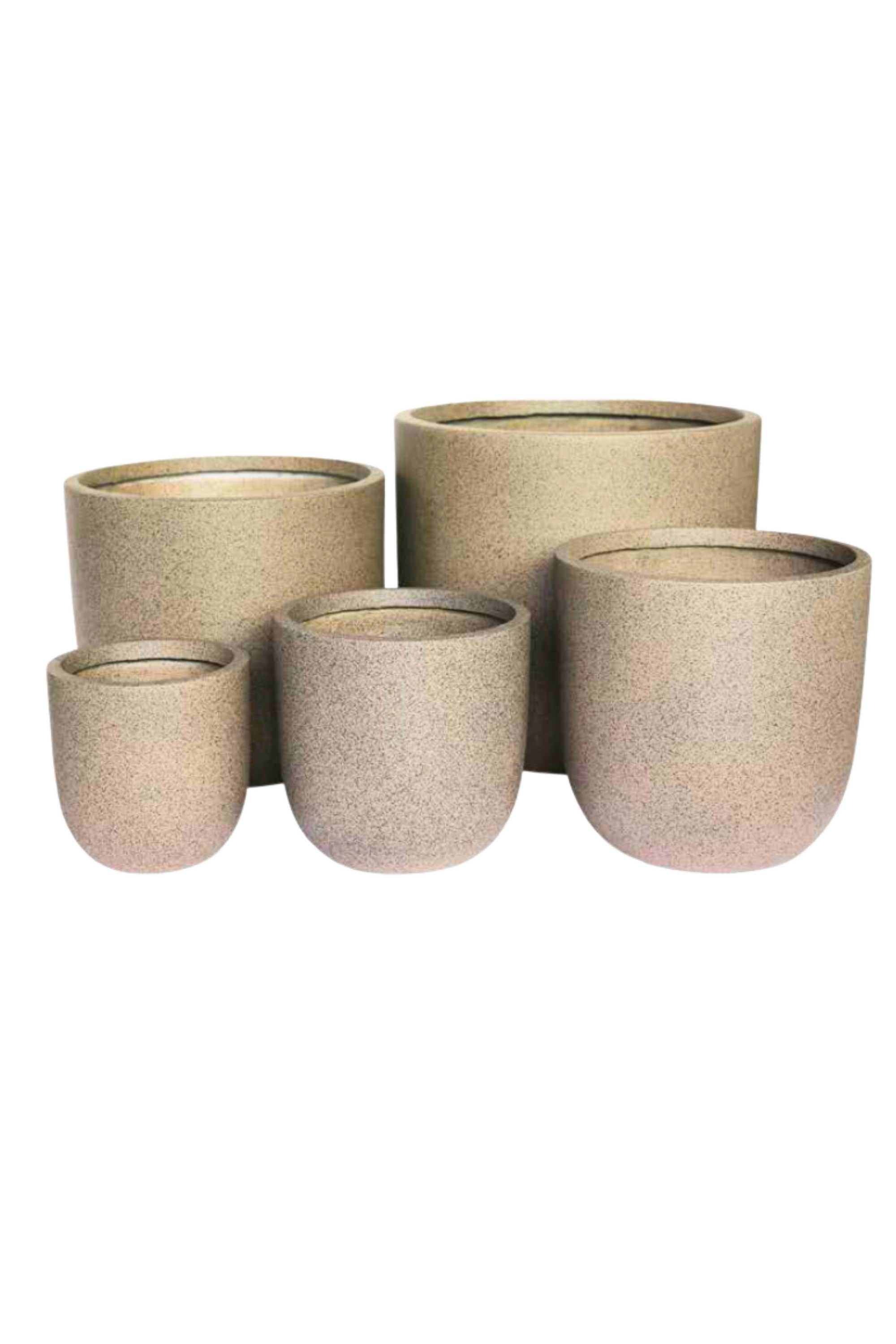 GRC / GRP Planters Small 25-25 cms Stoneform Pebble GRC Planter Stoneform Pebble GRC Planter