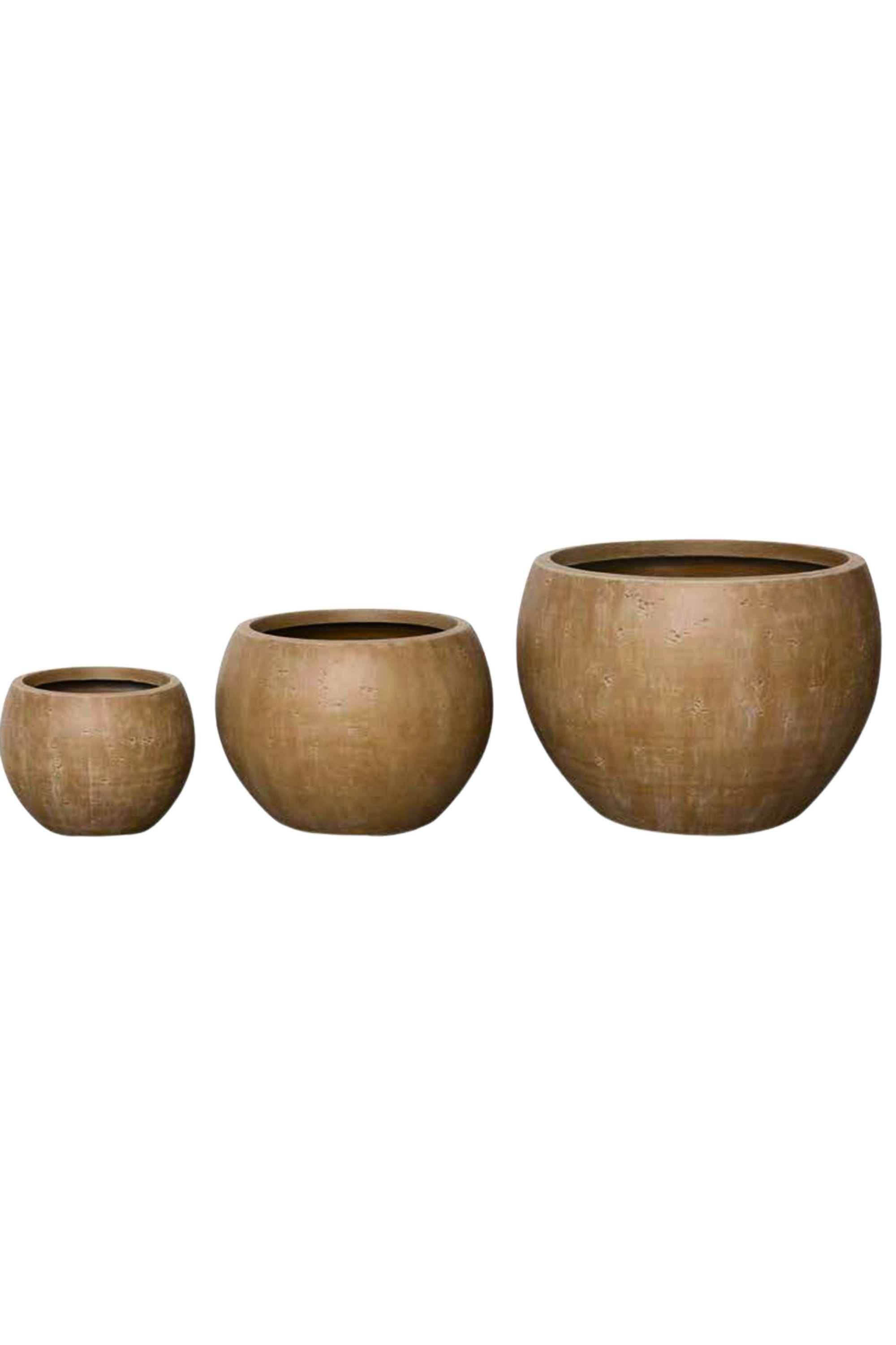 GRC / GRP Planters Small 30-23 cms Roundform GRC Planter Roundform GRC Planter