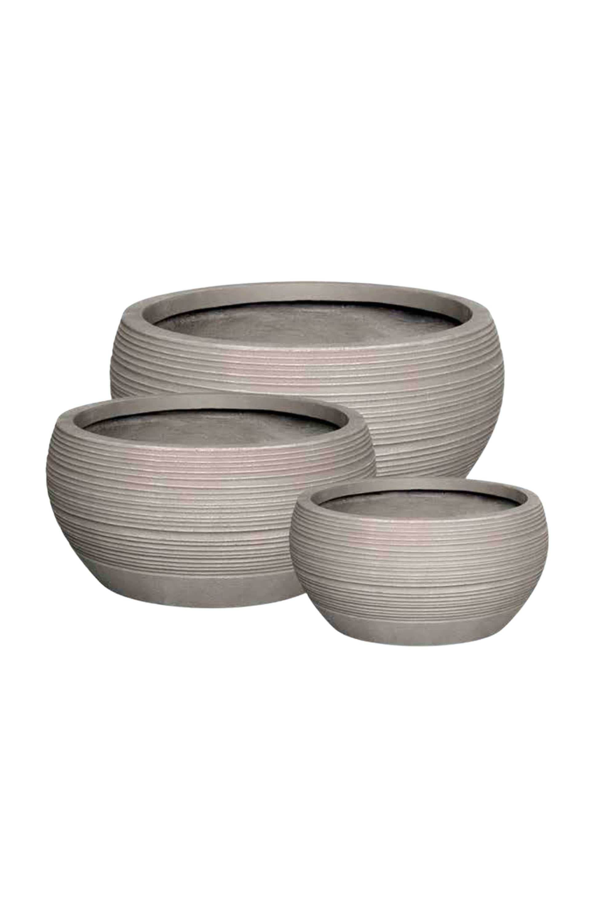 GRC / GRP Planters Small  34 - 16 cms Round Bowl GRC Planter Round Bowl GRC Planter