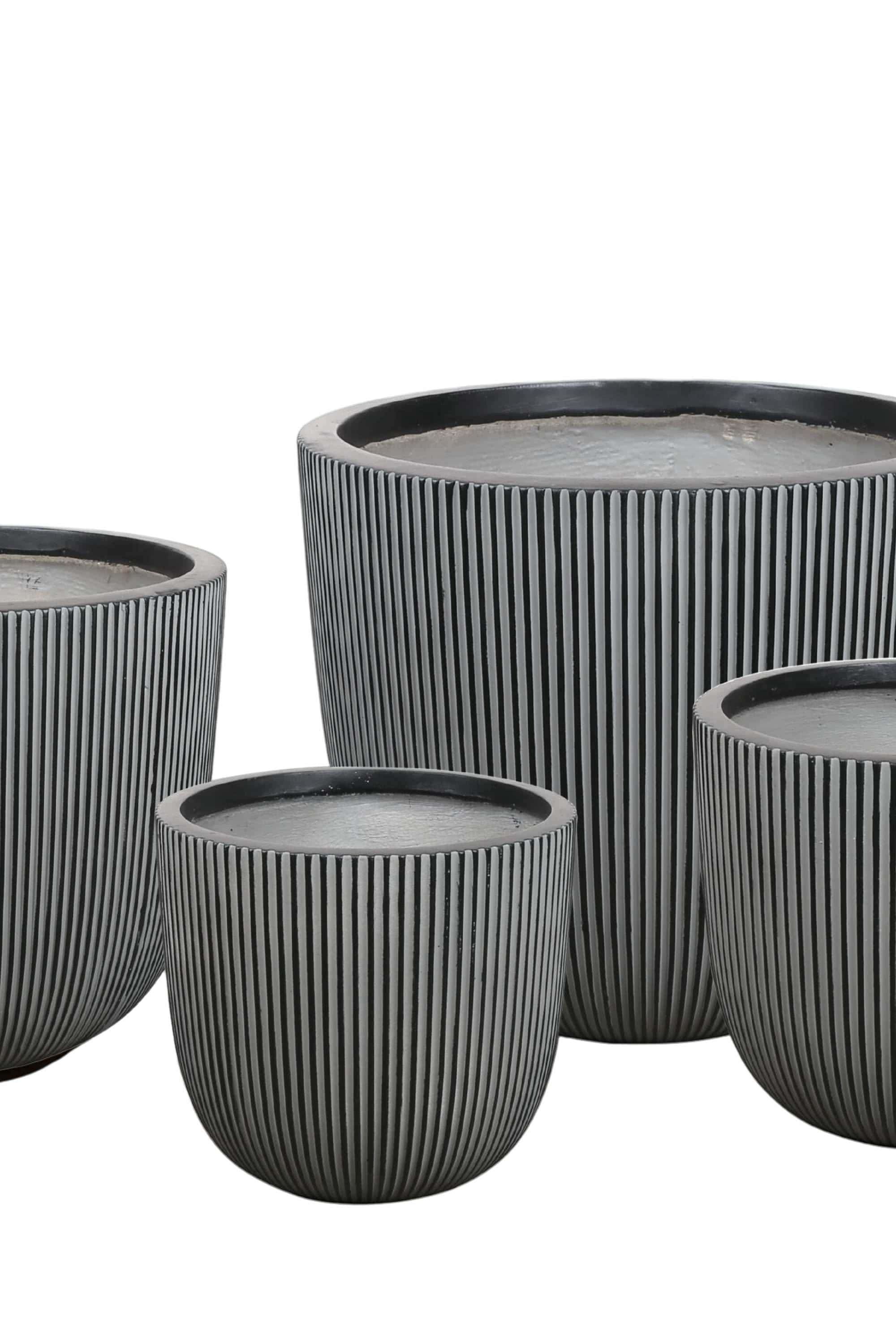 GRC / GRP Planters Tall Ribbed GRC Planter Tall Ribbed GRC Planter
