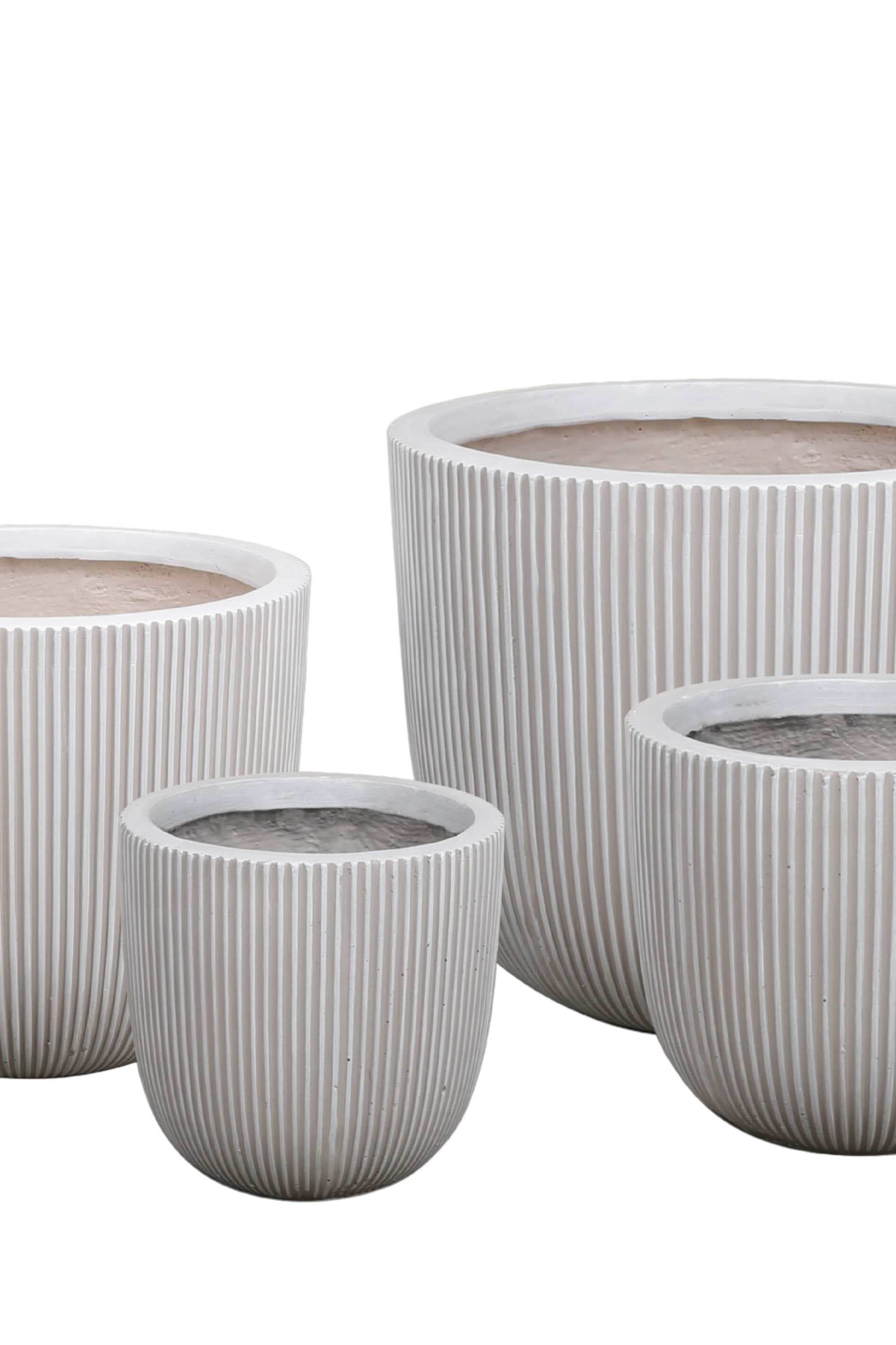GRC / GRP Planters Tall Ribbed GRC Planter Tall Ribbed GRC Planter
