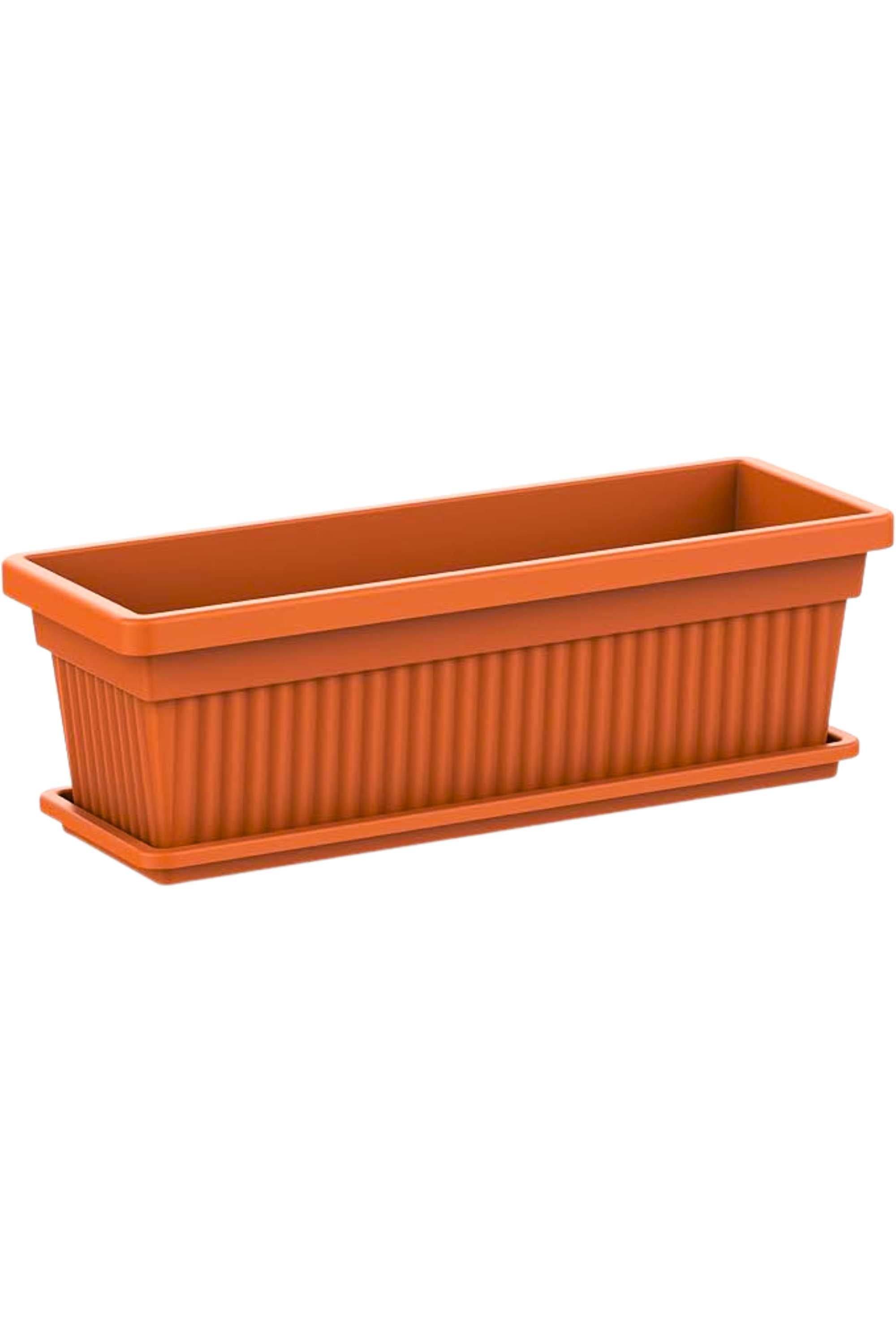 Planters Small / Terracota Rectangular Planter - Plastic Rectangular Planter - Plastic