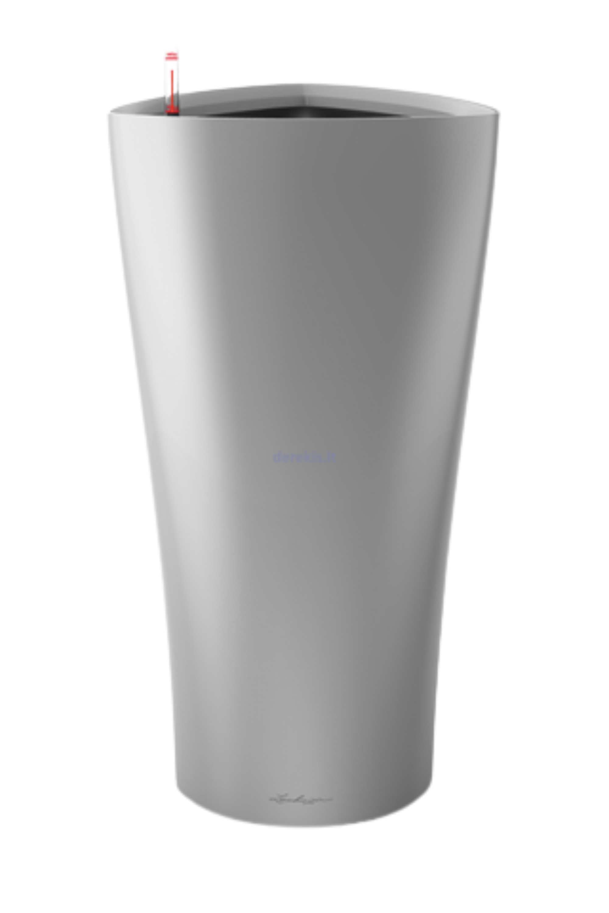 Plastic Planters Medium  30x56cms / Silver Metallic Lechuza Delta Premium Lechuza Delta Premium