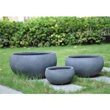 Planters Small Fibre Clay - Fish Bowl Fibre Clay - Fish Bowl