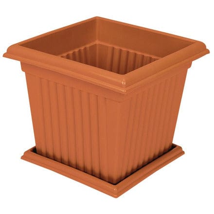 Planters Square 45 Square Planter - Plastic Square Planter - Plastic