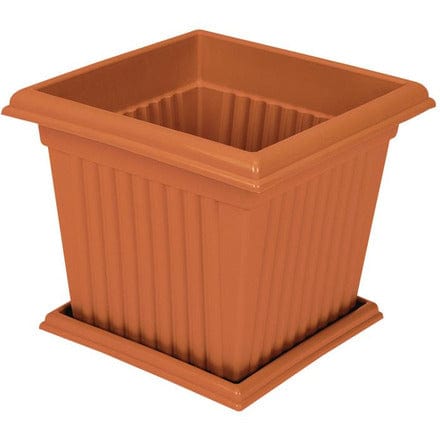 Planters Square 45 Square Planter - Plastic Square Planter - Plastic