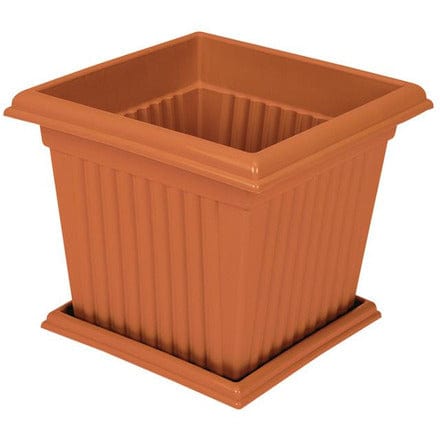 Planters Square 45 Square Planter - Plastic Square Planter - Plastic