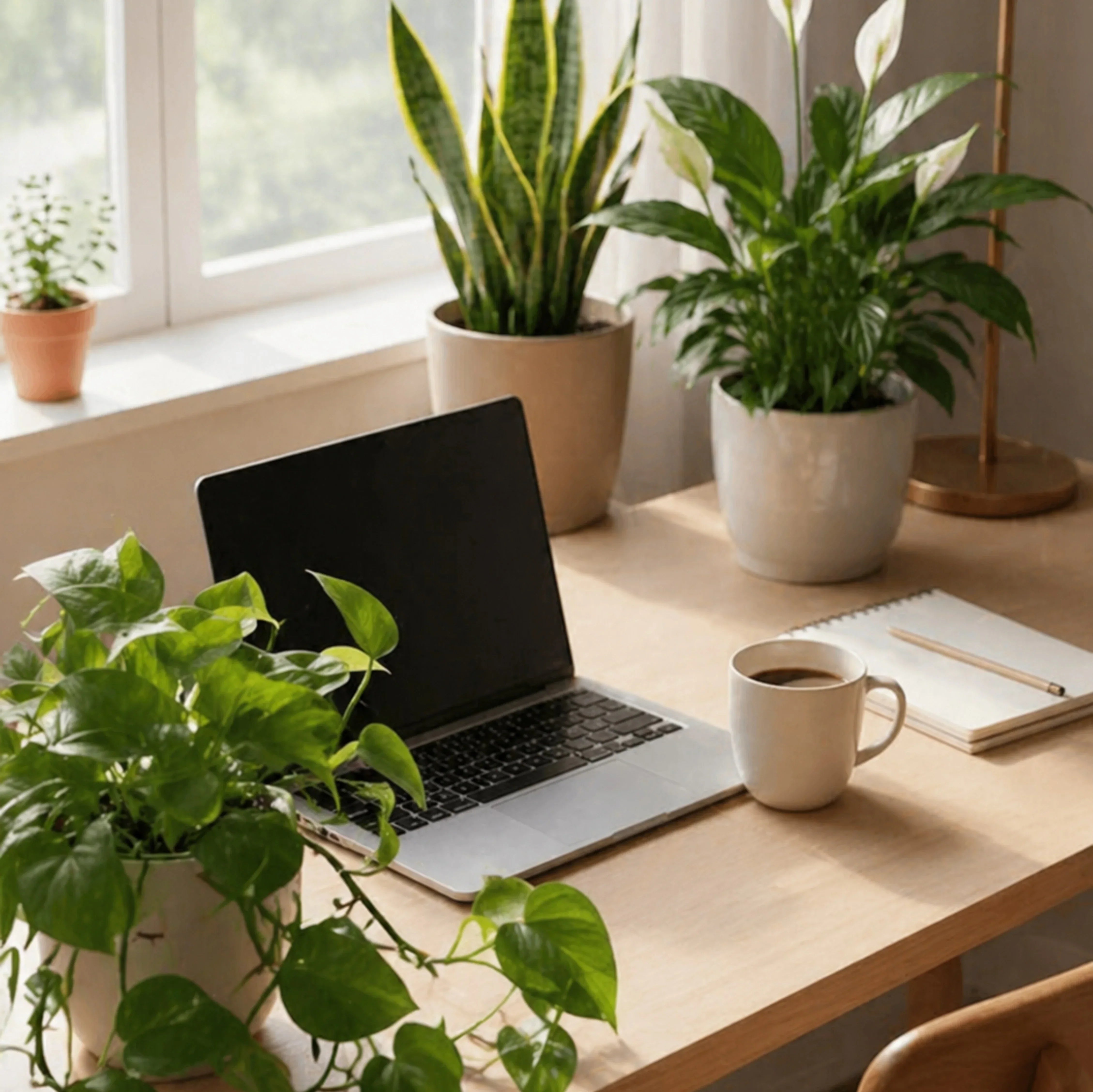 Low-maintenance plants ideal for offices