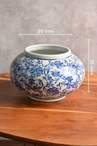 Ceramic Planters Round Floral Porcelain Planter Round Floral Porcelain Planter