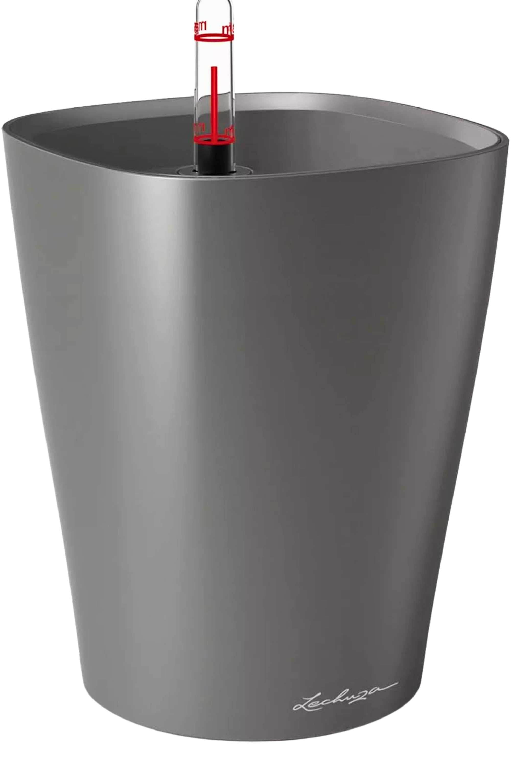 GRC / GRP Planters Small - 10x10x13cms / Gray Lechuza Deltini Lechuza Deltini