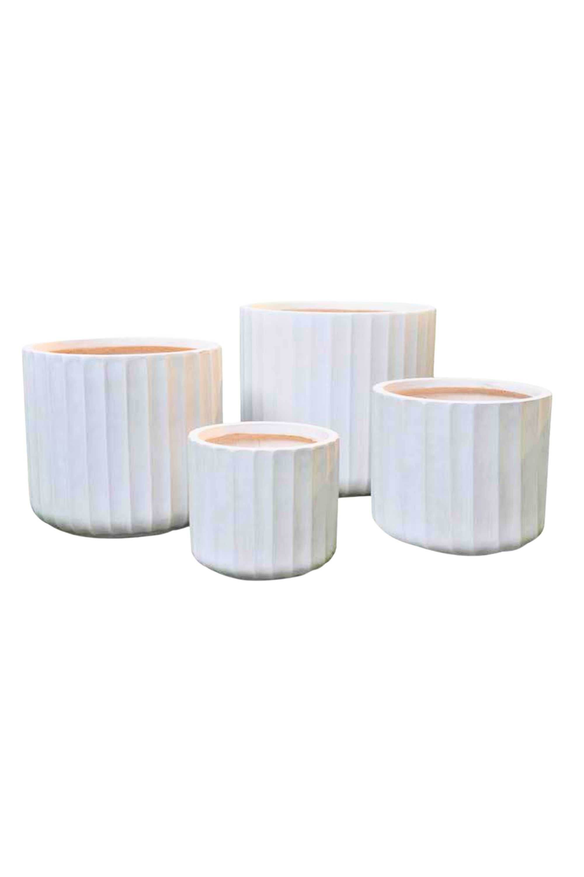 GRC / GRP Planters Small  24 X 21 cms Facetta GRC Planter Facetta GRC Planter