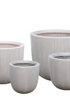 GRC / GRP Planters Tall Ribbed GRC Planter Tall Ribbed GRC Planter