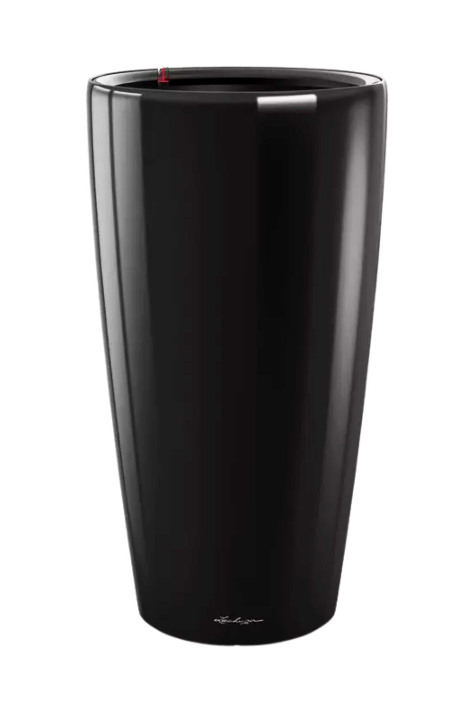 Plastic Planters Medium (Rondo 32)  40x40x40cms / Black High Gloss Lechuza Rondo Premium Lechuza Rondo Premium