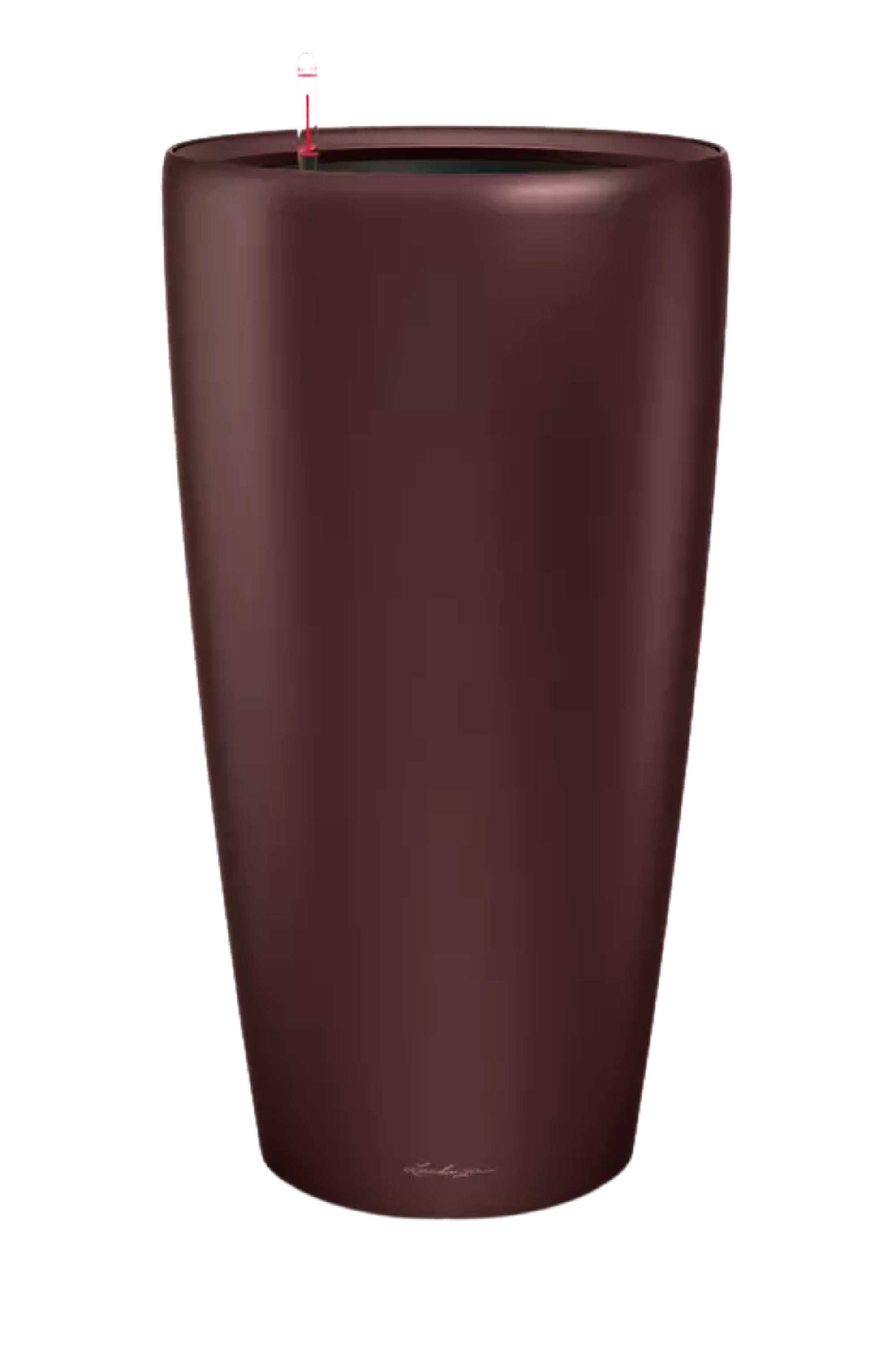 Plastic Planters Medium (Rondo 32)  40x40x40cms / Espresso Metallic Lechuza Rondo Premium Lechuza Rondo Premium