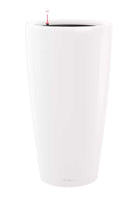 Plastic Planters Medium (Rondo 32)  40x40x40cms / Silver Metallic Lechuza Rondo Premium Lechuza Rondo Premium