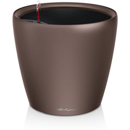 Plastic Planters Small 21x20cms / Espresso Metallic Lechuza Classico Premium Lechuza Classico Premium