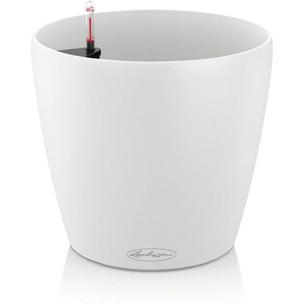 Plastic Planters Small 21x20cms / White High Gloss Lechuza Classico Premium Lechuza Classico Premium